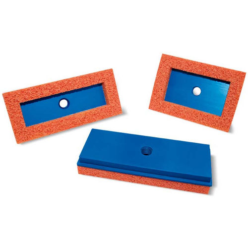 Rechteckiger Vakuum-Saugnapf - 0110775  - VUOTOTECNICA - flach / Gummi / anodisiertes Aluminium