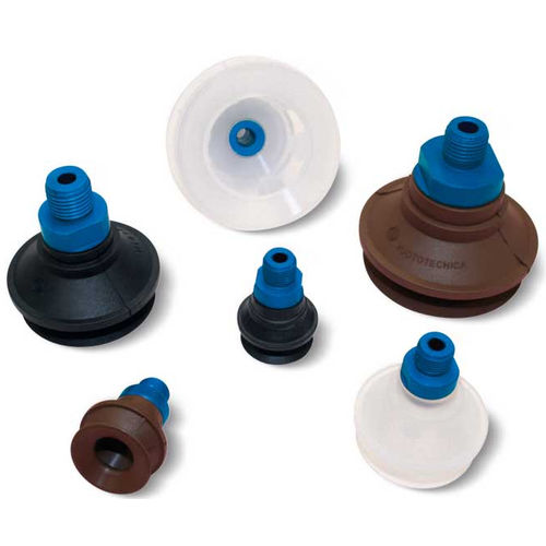 Vakuum-Saugnapf / Balg - 012219 - VUOTOTECNICA - Silikon / Gummi / anodisiertes Aluminium
