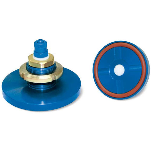 Kreisförmiger Vakuum-Saugnapf - 050110 - VUOTOTECNICA - Silikon / Gummi / anodisiertes Aluminium
