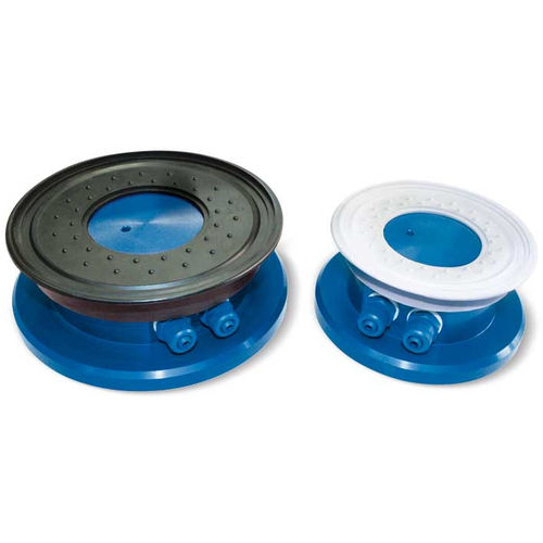 Runder Vakuum-Saugnapf - 018515 - VUOTOTECNICA - Silikon / Gummi / anodisiertes Aluminium