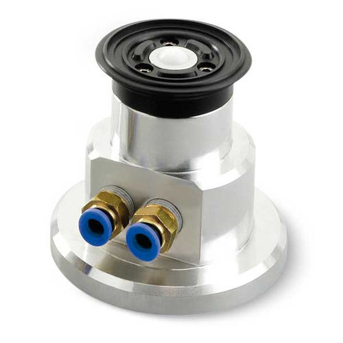 Vakuum-Saugnapf / für Glasscheiben - 086511A - VUOTOTECNICA - rund / Gummi / Aluminium