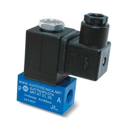 Direktgesteuertes Magnetventil - 070x20 series - VUOTOTECNICA - 2-Wege / normal geschlossen / Luft