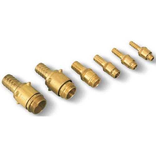 Vakuumanschluss - RR series - VUOTOTECNICA - Schnell / geriffelt / Messing
