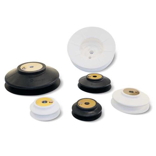 Vakuum-Saugnapf / Balg - 0811030 - VUOTOTECNICA - kreisförmig / Gummi / Aluminium