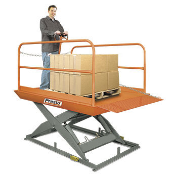 Hubtisch für Laderampen - PDL series - Presto Lifts - Scheren / festinstalliert