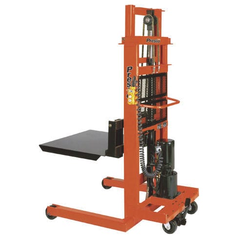 Stapler mit halbelektrischer Gabel - EF series - Presto Lifts - Geh / mit Arbeitsbühne / mit justierbaren Gabeln