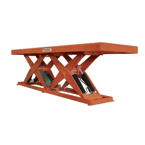 Tandem-Scheren-Hubtisch - X series - Presto Lifts - hydraulisch / festinstalliert / für schwere Lasten