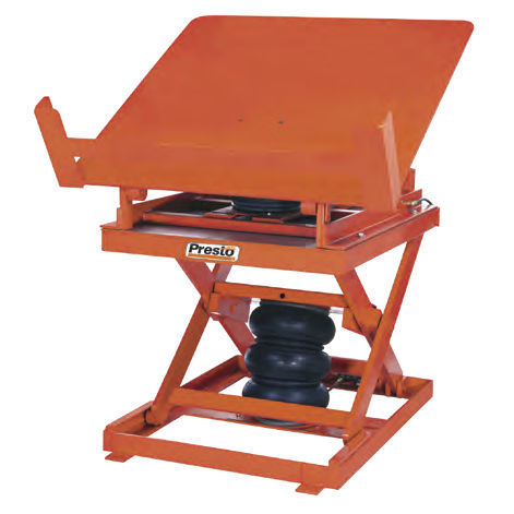 Kippbarer Hubtisch - AXT series - Presto Lifts - Scheren / pneumatisch / festinstalliert