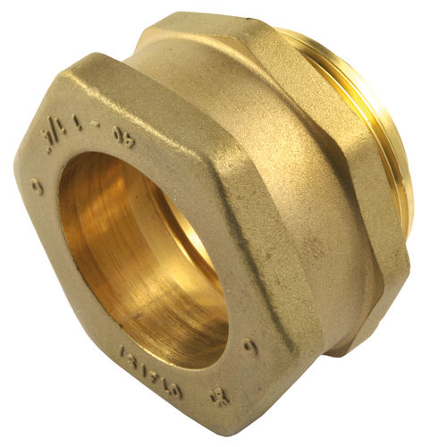 Hydraulikadapter für Rohre - 142 - Isiflo AS - Gewinde / Messing / gerade