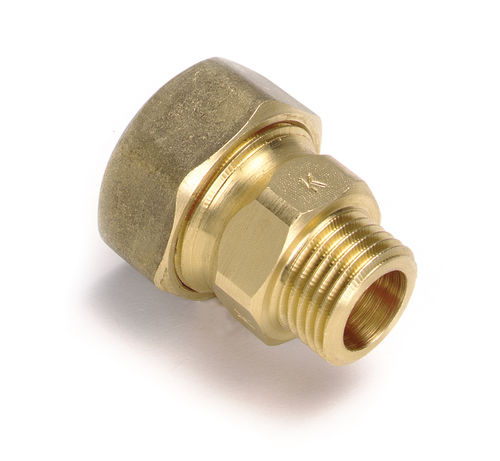 Hydraulikadapter für Rohre - 50139 series - Isiflo AS - außen / Messing / gerade