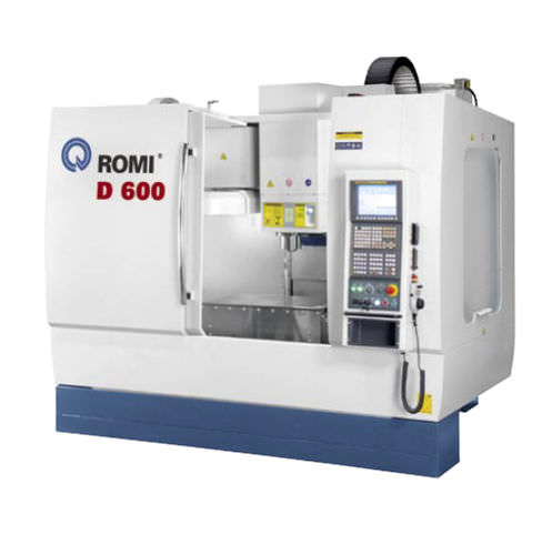 CNC-Bearbeitungszentrum / 3-Achs - D 600 - Romi - vertikal / hohe Produktivität