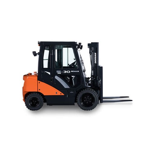 Diesel-Gabelstapler - D20S-7 - Daewoo Industrial Vehicles - Sitz / für Materialumschlag / Industrie