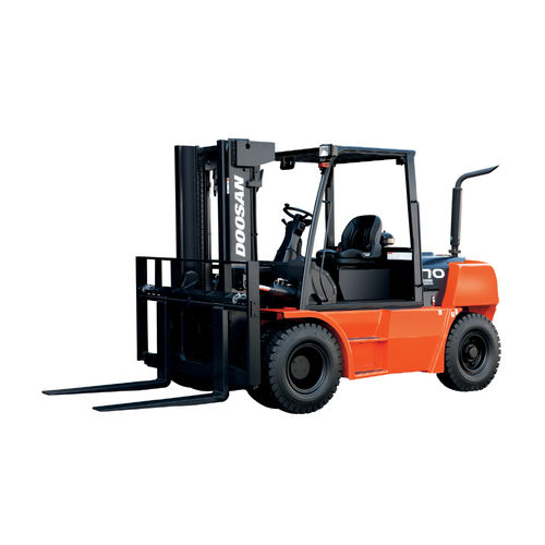 Diesel-Gabelstapler - D60S-5 - Daewoo Industrial Vehicles - Sitz / für Materialumschlag / Industrie