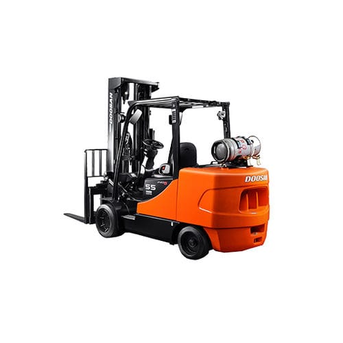 LPG-Gabelstapler - GC35S-5 - Daewoo Industrial Vehicles - Sitz / zum Laden / Industrie
