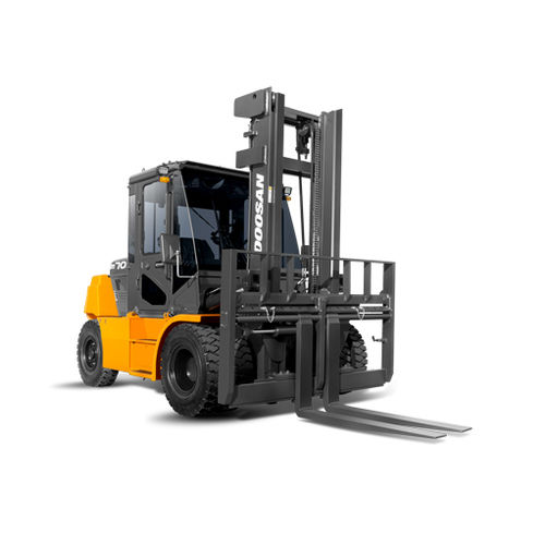 Diesel-Gabelstapler - Dx0S-7 series - Daewoo Industrial Vehicles - Sitz / für Materialumschlag / Industrie