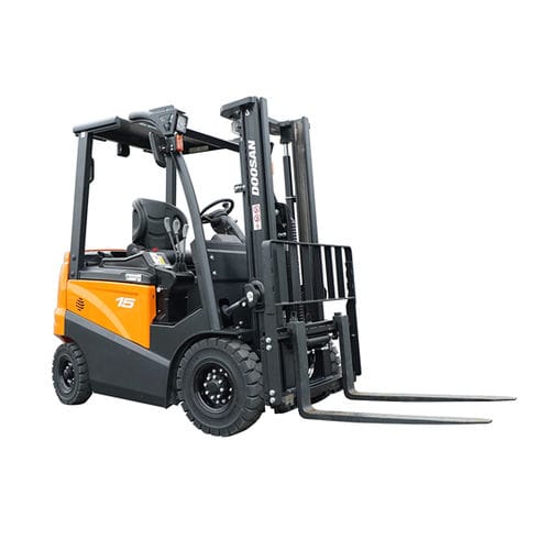 Gabelstapler mit Gegengewicht - B15N - Daewoo Industrial Vehicles - elektrisch / Sitz / 4 Räder