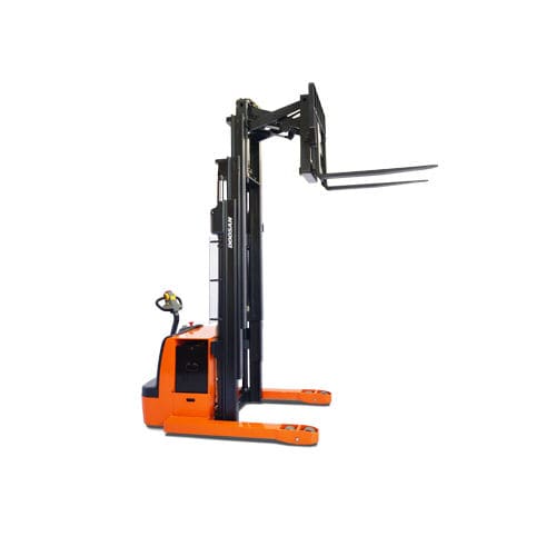 Elektrischer Schubmaststapler - BWP17S-7 - Daewoo Industrial Vehicles - Begleiter / für Materialumschlag / für Lagerhallen