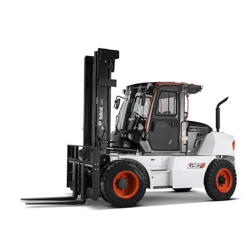 Diesel-Gabelstapler - D series - Doosan Industrial Vehicles - Sitz / für Materialumschlag / geräuscharm
