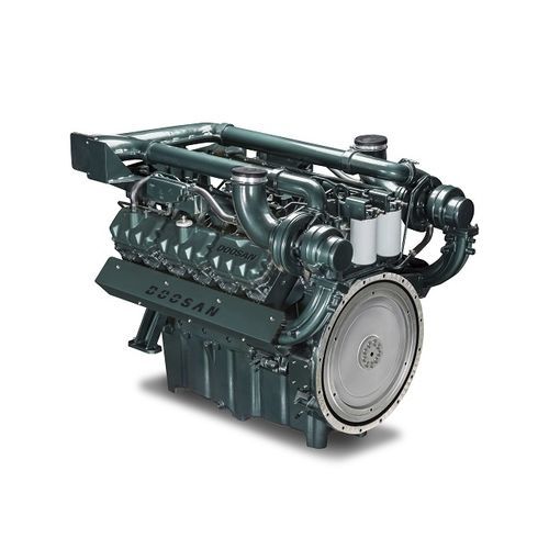 Dieselmotor - DP222CB - HD HYUNDAI INFRACORE - 12-Zylinder / Turbo-Intercooler / für Stromaggregate