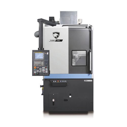 CNC-Drehzentrum - PUMA V40 series - DN SOLUTIONS - vertikal / 2-Achs / 12 Werkzeuge