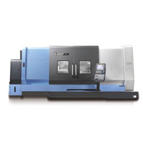 CNC-Drehzentrum - PUMA 1000 series - DN SOLUTIONS - 2-Achs / 10 Werkzeuge / für große Werkstücke