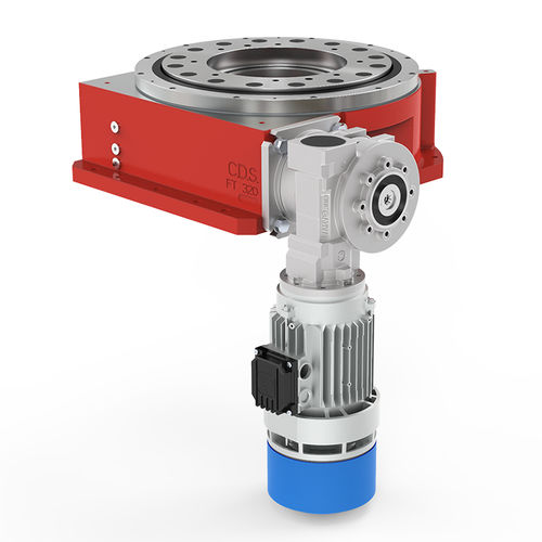 Elektromotorgetriebener Rundschalttisch - FTP series - CDS Cam Driven Systems - horizontal / mit Schnecke / zylindrischer Nocken