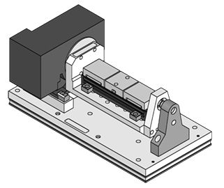 Horizontaler Drehtisch - Abbott Workholding - für Bearbeitungszentrum