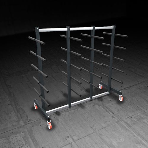 Lagerungswagen - STACK - Emmegi Group - Aluminium / Profil / mit Lenkrolle
