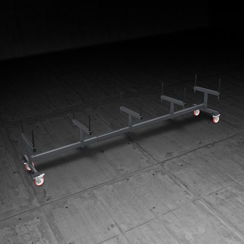 Transportwagen - BAR - Emmegi Group - Aluminium / Aluminiumprofil / für Stäbe