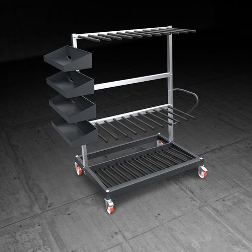Transportwagen - TAGLIO - Emmegi Group - Aluminium / Profil / mit Lenkrolle