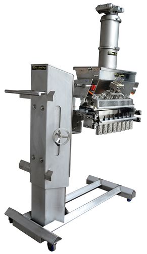 Lineare Wiegemaschine - MCPI SAS - für Schüttgut / mit Schwerkraftförderer