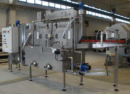 Wasser-Durchlaufreinigungsanlage - Mod. 430 - Caber Impianti - automatisch / Industrie / mit Trockner