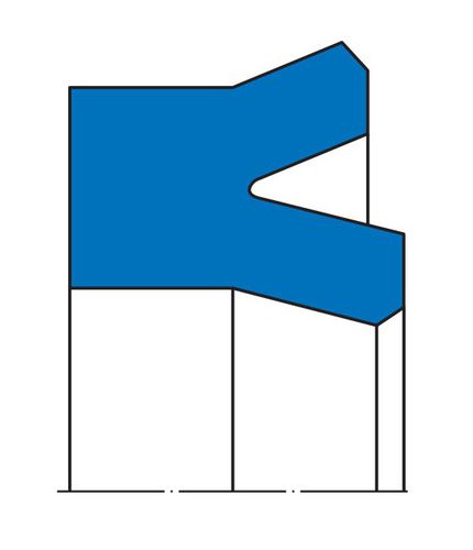 Lippendichtung - NA 150 - Simrit - U-förmig / Kolben