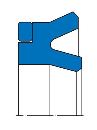 O-Ring-Dichtung - NA 250 - Simrit - U-förmig / Kolben / einfachwirkend