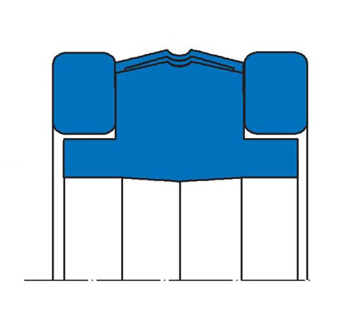 O-Ring-Dichtung - SIMKO 520 - Simrit - Elastomer / Kolben / doppeltwirkend