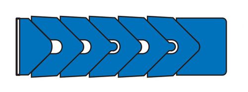 Zickzack-Dichtung - TE - Simrit - PTFE / V-Ring