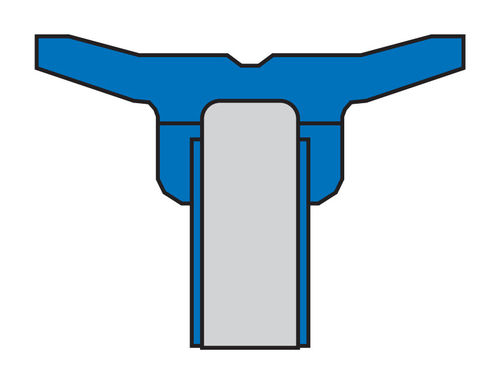 Lippendichtung - TDUOP AIR - Simrit - Stahl / Kolben / pneumatisch