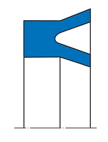 O-Ring-Dichtung - AUN 1 - Simrit - Stangen / einfachwirkend