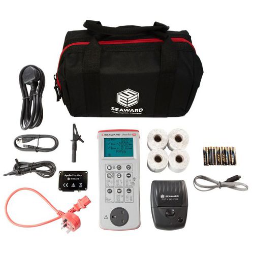 Tester / tragbar für Elektrogeräte - PrimeTest 250+ Pro Bundle - Seaward - Spannung / Widerstand / für Industrieanwendungen