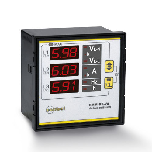Digitales Multimeter - EMM-R3VA - Contrel elettronica - für Schalttafeleinbau / 5 A / cat III