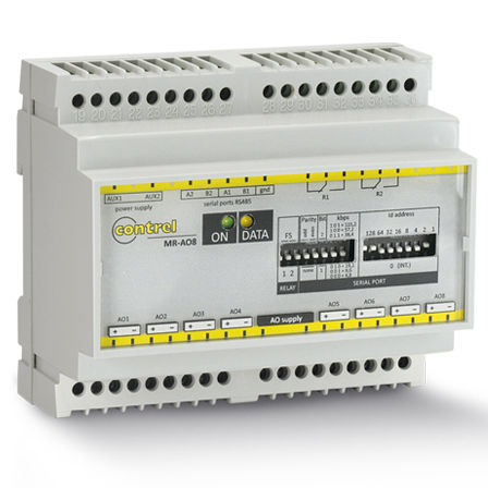 Analoges E/A-Modul - MR-AO8 - Contrel elettronica - RS485 / 8 Digitalausgänge / Automatisierung