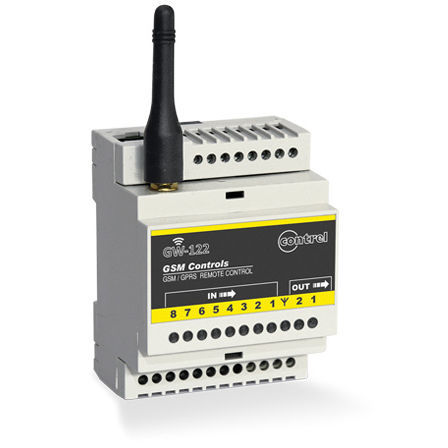 GSM-Kommunikationsmodul - GW-12 - Contrel elettronica - GPRS / Fern / für DIN-Schiene