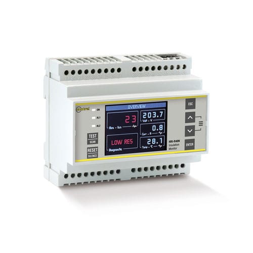 RS485-Isolationsüberwachungsgerät - HRI-R40N - Contrel elettronica - mit Lokalisierung von fehlerhaften Isolierungen / Modbus / RS485