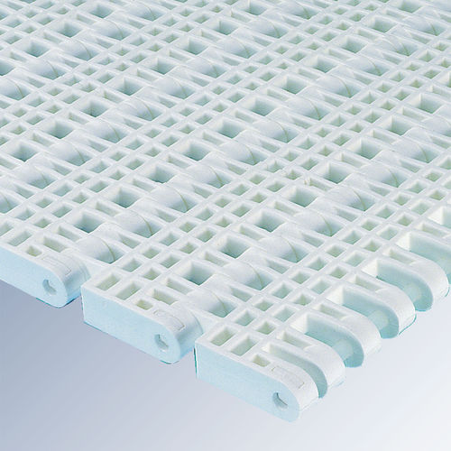 Modulares Förderband - E5x series - Afher Eurobelt - mit Luftschlitzen / Polypropylen / Industrie