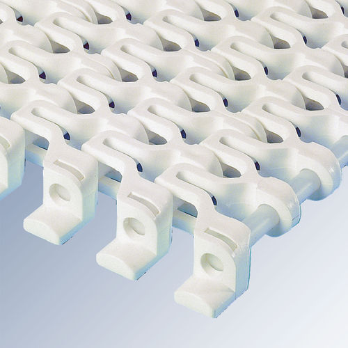 Modulares Förderband - E93 FG series - Afher Eurobelt - mit Luftschlitzen / Polypropylen / Industrie