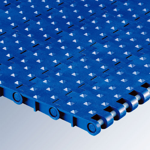 Modulares Förderband - E50 series - Afher Eurobelt - Polypropylen / Industrie / rutschfest