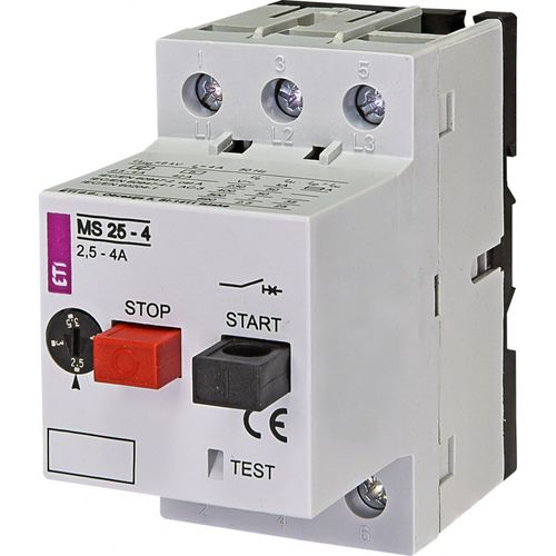 Motorschutzschutzschalter - 004600080 - ETI - Thermo / Überlast / Kurzschluss