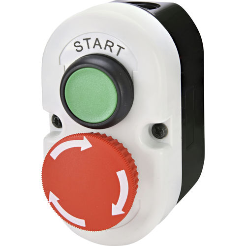 Handbediengerät mit 2 Tasten - 004771443 - ETI - IP65 / IP67 / Start/Stop
