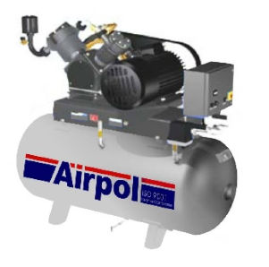 Kolbenkompressor - AB40-380-400 - Airpol - Luft / mit Elektromotor / stationär