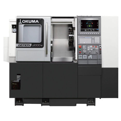 CNC-Drehmaschine - GENOS L2000-e - OKUMA EUROPE GMBH - horizontal / 12 Werkzeuge / leistungsstark